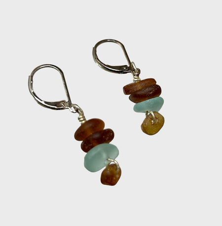 Small Sea Glass - Brown - Sea Foam