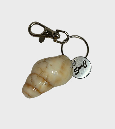 Key Chain - Eroded Cone Shell - Logo