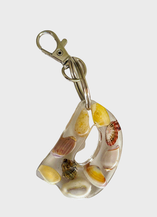 Key Chain - "D" with Shell